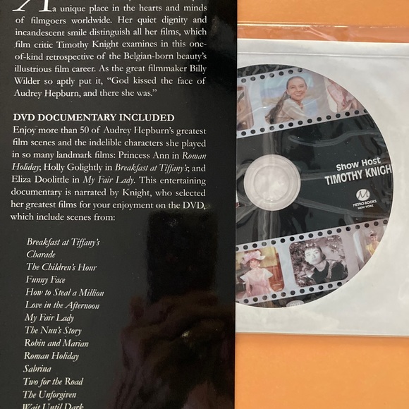 Book-Audrey Hepburn in the Movies, used 9” x 9”, v.g. condition, heavy, $15 - Picture 2 of 3